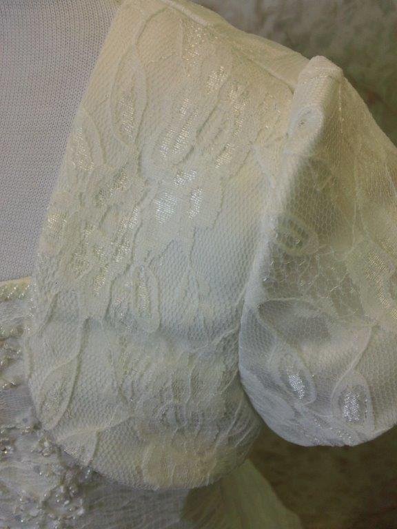 optional matching lace bolero